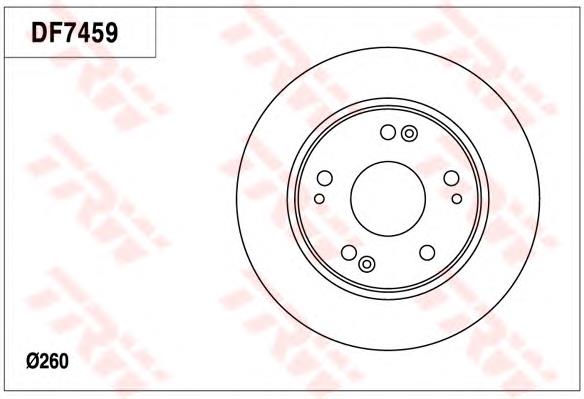 Disco de freno trasero 0986479U85 Bosch