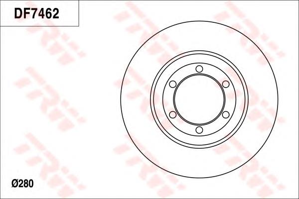 Freno de disco delantero CD7947V Bremsi