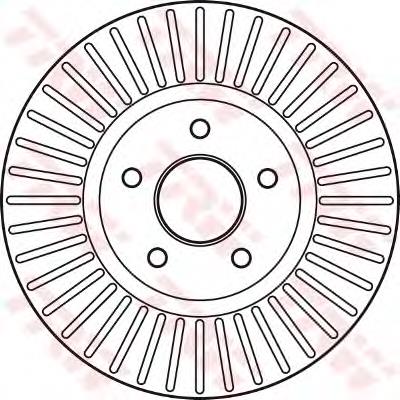 Comprar DF6019S TRW Freno de disco delantero