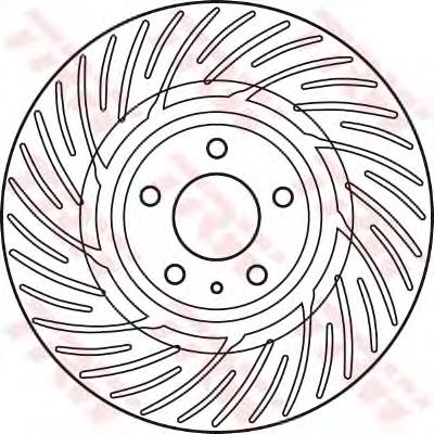 Comprar DF6014S TRW Freno de disco delantero