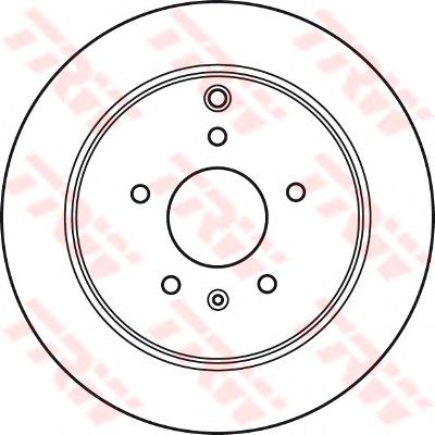 Comprar DF6024 TRW Disco de freno trasero
