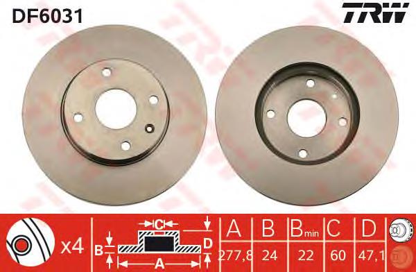 DF6031 TRW Discos
