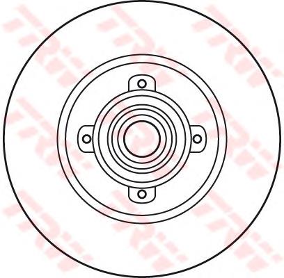 Disco de freno trasero TRW DF6042BS precio, desde 93,61 EUR