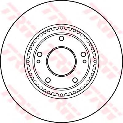 Comprar DF4957S TRW Freno de disco delantero