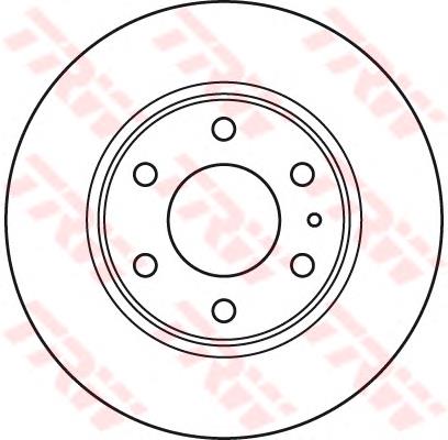 Frenos traseros TRW DF4988S