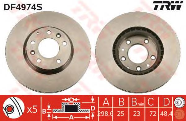 DF4974S TRW Discos