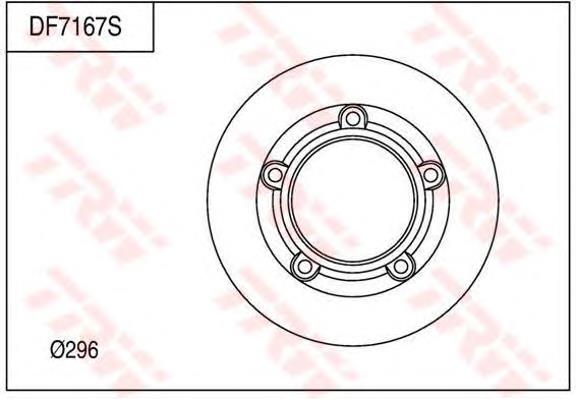 Freno de disco delantero 4351236171 Toyota