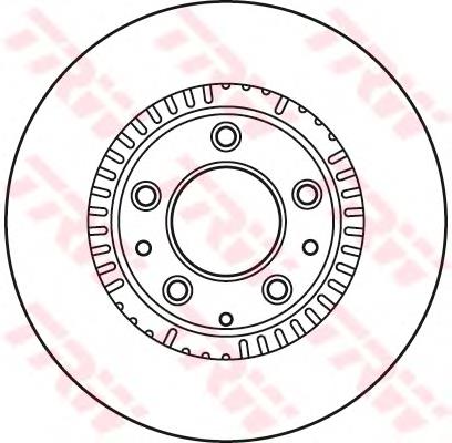Frenos delanteros TRW DF6068 precio, desde 59,06 EUR