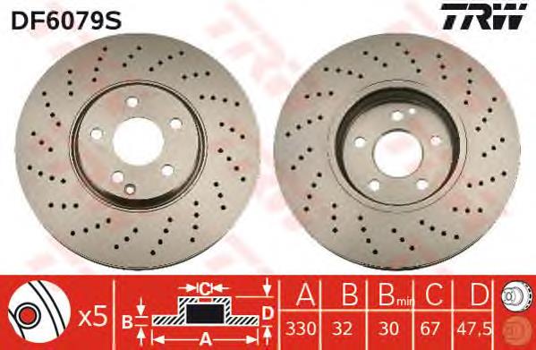 DF6079S TRW Discos