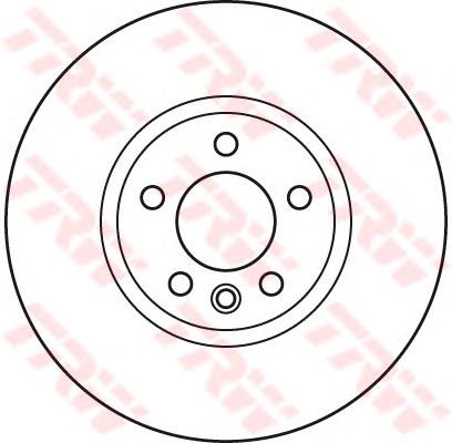 Disco de freno delantero TRW DF6124S