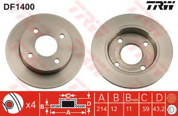 Discos Nissan Micra (1982-1992)