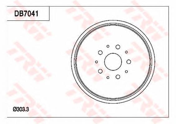 Freno de tambor trasero 424310K090 Toyota