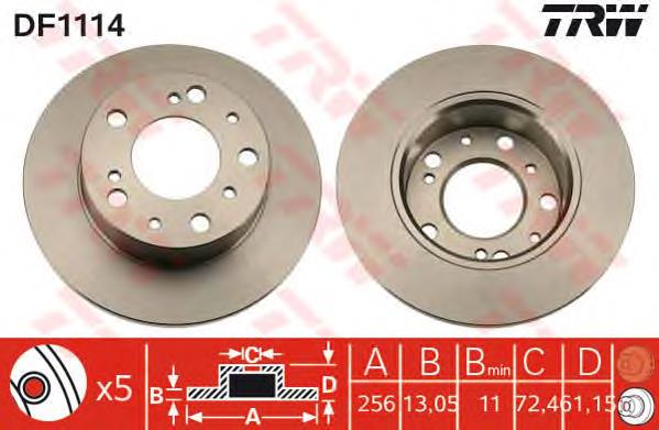 DF1114 TRW Discos