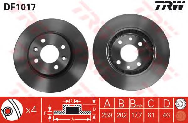 DF1017 TRW Discos