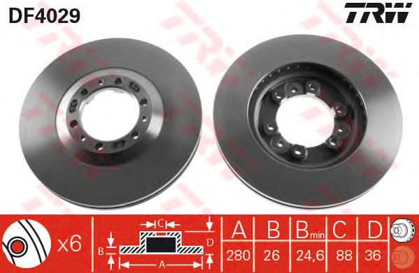 DF4029 TRW Discos