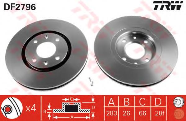 DF2796 TRW Discos