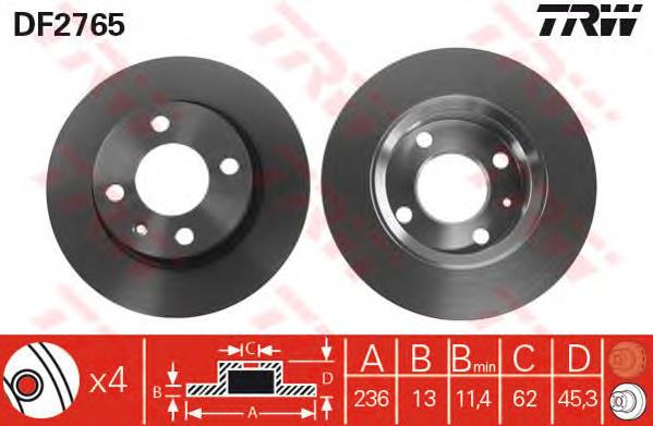 DF2765 TRW Discos