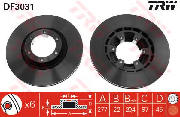 DF3031 TRW Discos