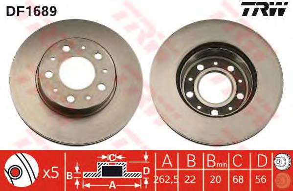DF1689 TRW Discos