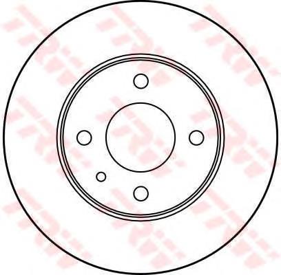 40206R7400 Nissan freno de disco delantero