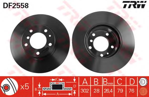 DF2558 TRW Discos