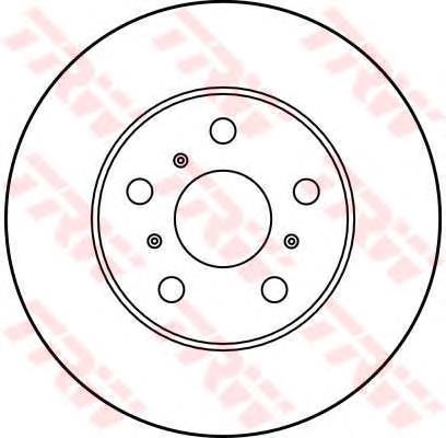 Disco De Freno Delantero TRW 295mm Para Mercedes Clase A W176 - Perforado/ventilado, 5 Agujeros
