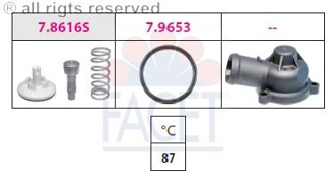 7.8617K Facet caja del termostato