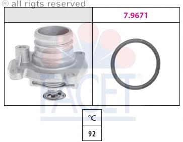 78458 Facet termostato, refrigerante