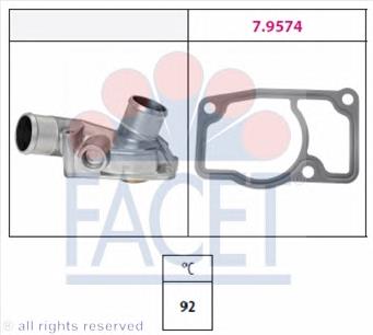 78832 Facet termostato, refrigerante