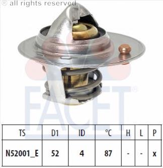 78825S Facet termostato, refrigerante