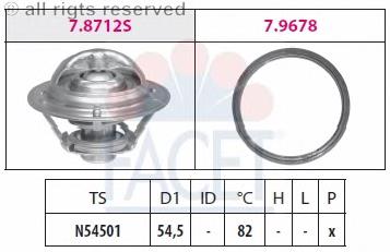 78713 Facet termostato, refrigerante