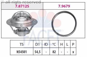 78712 Facet termostato, refrigerante