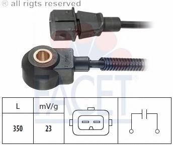 Sensor de detonaciones 93123 Facet