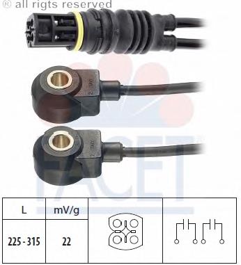 Sensor de detonaciones 93120 Facet