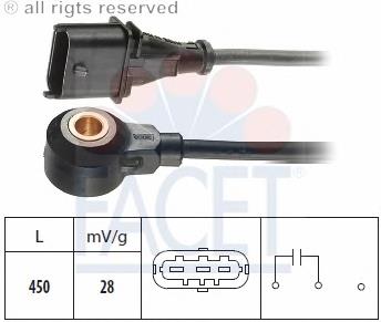 Sensor de detonaciones 93068 Facet