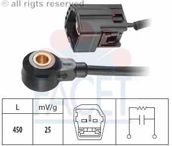 Sensor de detonacion 93091 Facet