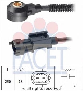 Sensor de detonaciones 93209 Facet