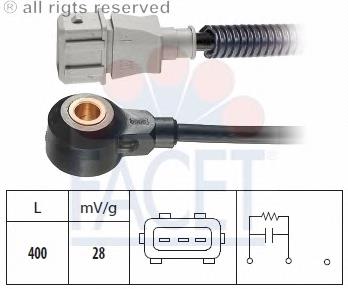 Sensor de detonaciones 93203 Facet