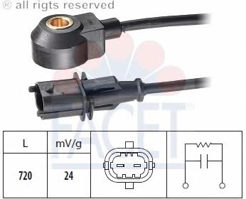 Sensor de detonaciones 93166 Facet