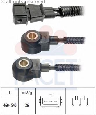 Sensor de detonaciones 93161 Facet