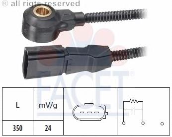 Sensor de detonaciones 93182 Facet