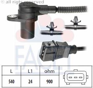 Sensor de posición del cigüeñal 90587 Facet