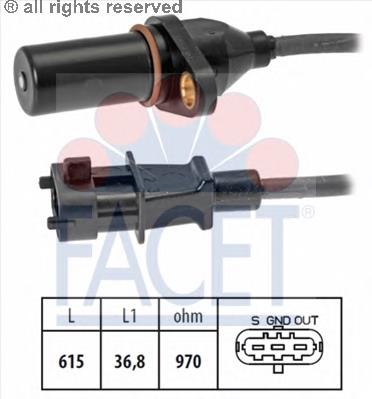Comprar 90569 Facet Sensor de cigüeñal