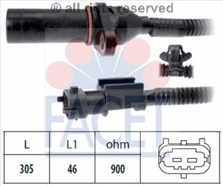 Generador de impulsos, cigüeñal  Facet 90571 precio, desde 20,78 EUR