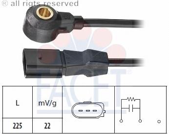 Sensor de detonaciones 93045 Facet