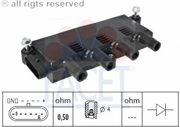 Bobina de chispa Facet 96323 precio, desde 50,91 EUR