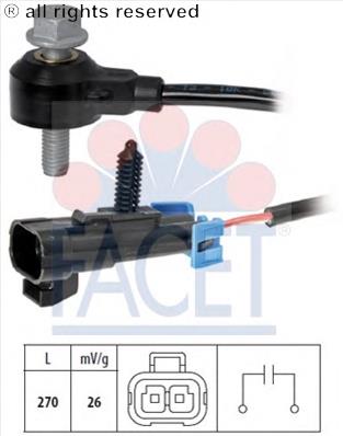 ID0001 NTK sensor de detonaciones