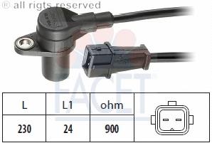 Sensor de posición del cigüeñal 90403 Facet