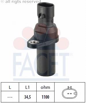 Generador de impulsos, cigüeñal  Facet 90378 precio, desde 18,94 EUR