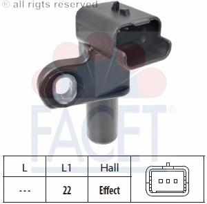 Sensor de árbol de levas 9643579080 Fiat/Alfa/Lancia